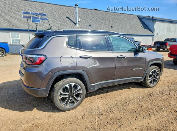 3C4NJDCB8NT227826 2022 JEEP COMPASS Серый Задняя правая четверть