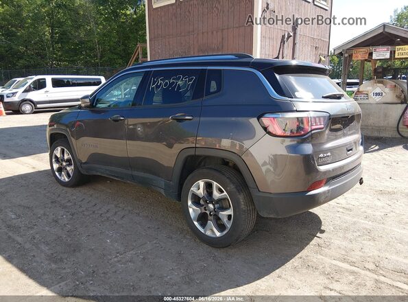 3C4NJDCB9JT316329 2018 JEEP COMPASS Gray Trasero izquierdo