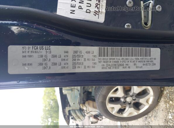 3C4NJDCB9KT620648 2019 JEEP COMPASS Blue Շարժիչի բաժամունքի տեսք