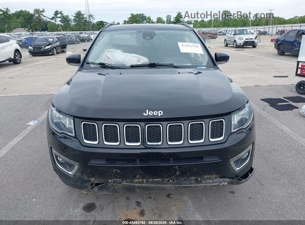 3C4NJDCB9MT517670 2021 JEEP COMPASS Black Вид щитка приладів
