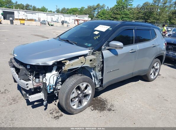 3C4NJDCB9MT536560 2021 JEEP COMPASS Silver წინა მარცხენა ხედი სამი მეოთხედიდან