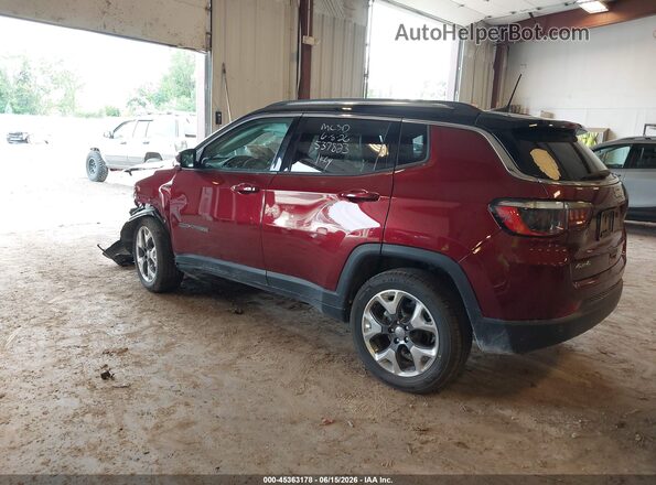 3C4NJDCB9MT537823 2021 JEEP COMPASS Red უკანა მარცხენა