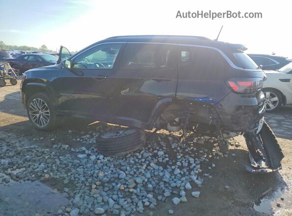 3C4NJDCB9NT159147 2022 JEEP COMPASS Black Հետևի ձախ
