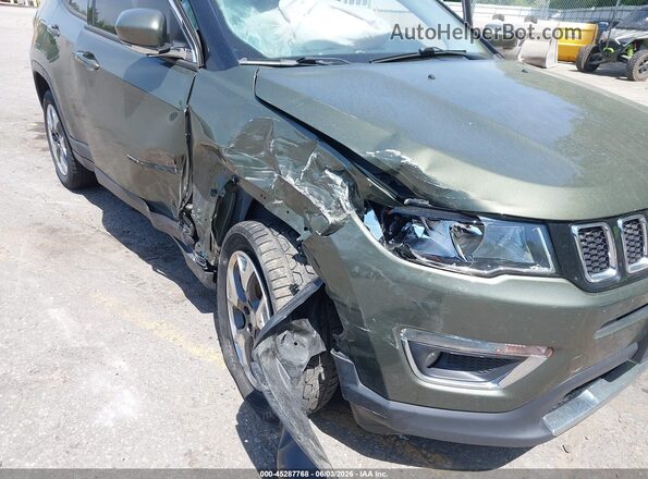3C4NJDCBXJT458169 2018 JEEP COMPASS Green Widok z przodu