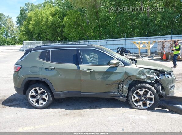 3C4NJDCBXJT458169 2018 JEEP COMPASS Green Widok wnętrza z tyłu