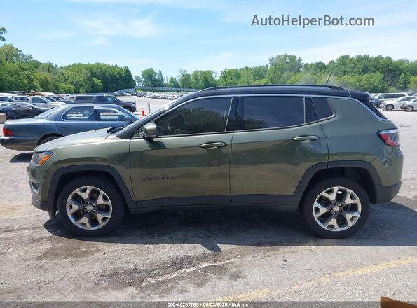 3C4NJDCBXJT458169 2018 JEEP COMPASS Green Widok wnętrza 360 stopni