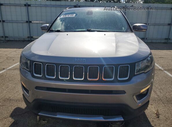 3C4NJDCBXKT601929 2019 JEEP COMPASS Серебряный Вид спереди