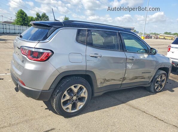 3C4NJDCBXKT601929 2019 JEEP COMPASS Серебряный Задняя правая четверть