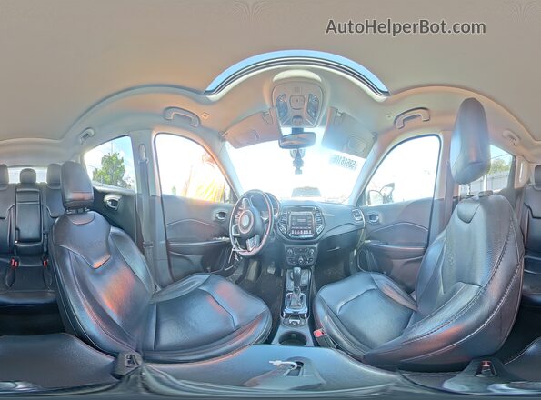 3C4NJDCBXKT601929 2019 JEEP COMPASS Серебряный Панорамный вид салона 360°