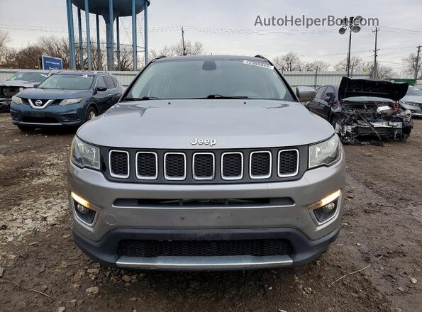 3C4NJDCBXKT673312 2019 JEEP COMPASS Серебряный Вид спереди