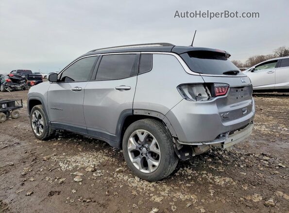 3C4NJDCBXKT673312 2019 JEEP COMPASS Серебряный Задняя левая четверть