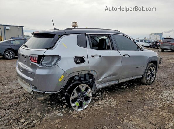 3C4NJDCBXKT673312 2019 JEEP COMPASS Серебряный Задняя правая четверть