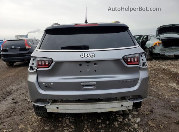3C4NJDCBXKT673312 2019 JEEP COMPASS Серебряный Вид сзади