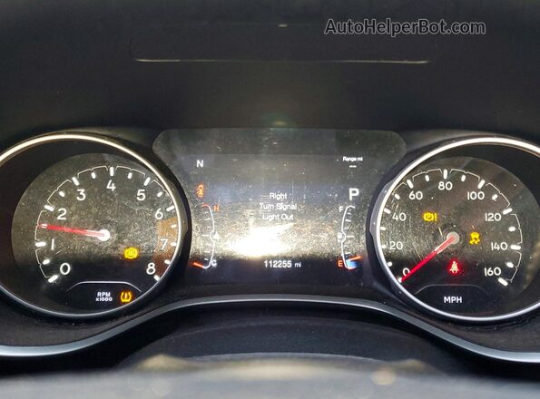 3C4NJDCBXKT673312 2019 JEEP COMPASS Серебряный Вид щитка приборов