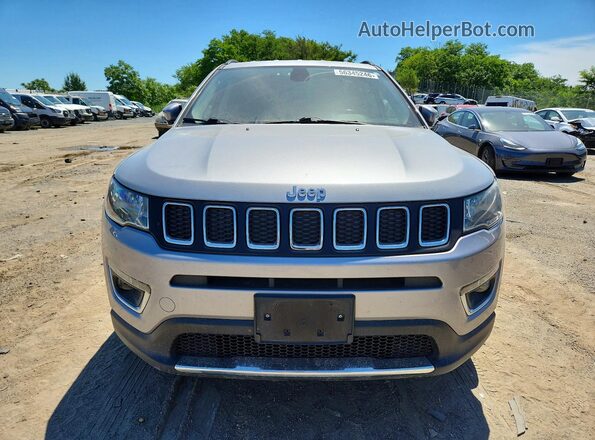 3C4NJDCBXKT753497 2019 JEEP COMPASS Gray Դիմացի տեսք