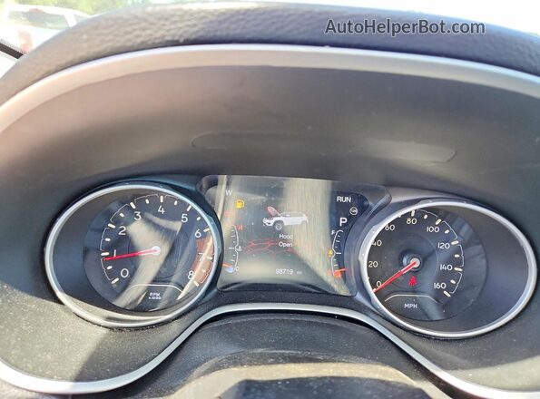 3C4NJDCBXKT753497 2019 JEEP COMPASS Gray Սարքավորումների վահանակի տեսք