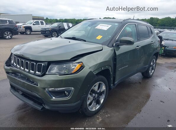 3C4NJDCBXMT558535 2021 JEEP COMPASS Green Передня ліва чверть