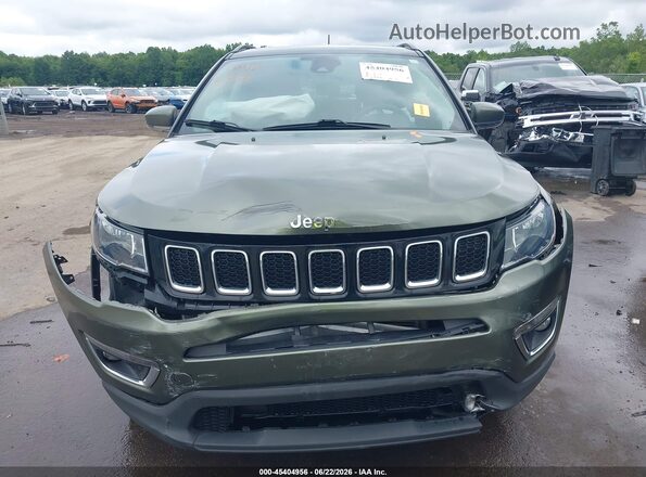 3C4NJDCBXMT558535 2021 JEEP COMPASS Green Вид щитка приладів