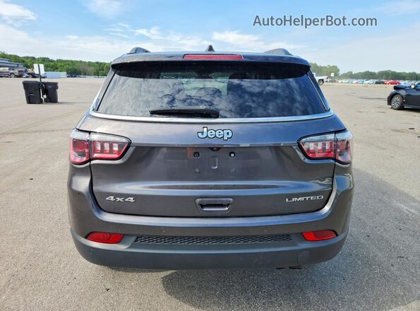 3C4NJDCBXMT604428 2021 JEEP COMPASS Gray Vista trasera