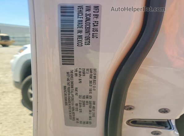 3C4NJDCBXNT109728 2022 JEEP COMPASS White VIN կոդի պիտակի տեսք