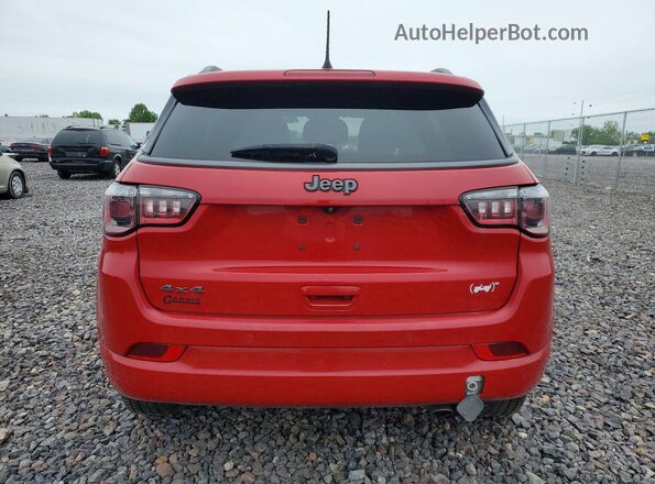 3C4NJDCBXNT132782 2022 JEEP COMPASS Red უკანა ხედი