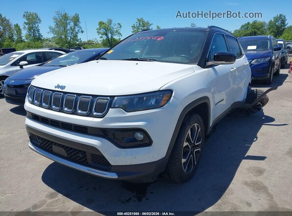3C4NJDCBXNT136234 2022 JEEP COMPASS White Front left