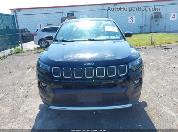 3C4NJDCBXNT186874 2022 JEEP COMPASS Black Dashboard view