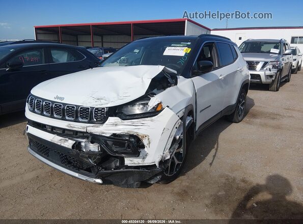3C4NJDCN0RT141670 2024 JEEP COMPASS White Առջևի ձախ երեք քառորդ տեսարան