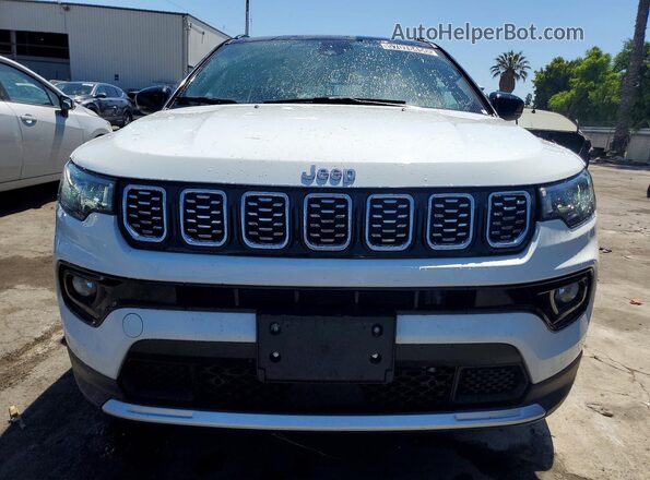 3C4NJDCN0ST619852 2025 JEEP COMPASS White წინა ხედი