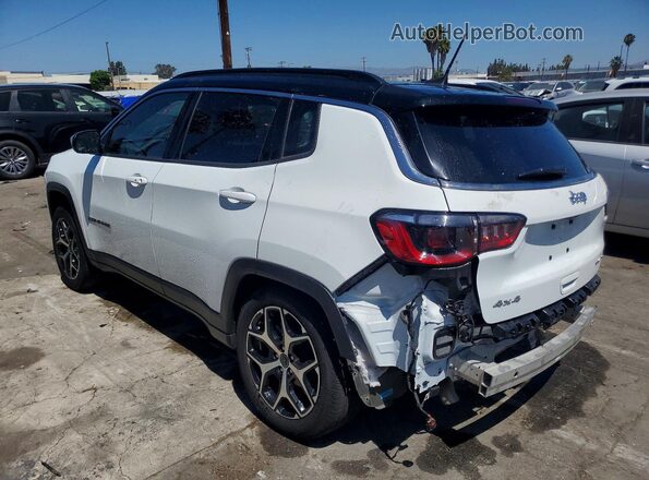 3C4NJDCN0ST619852 2025 JEEP COMPASS White უკანა მარცხენა