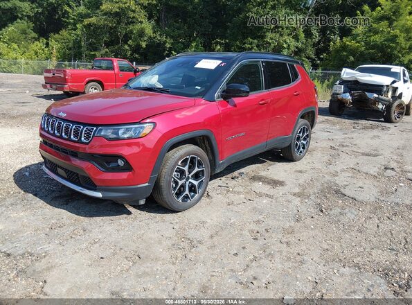 3C4NJDCN0TT187667 2026 JEEP COMPASS Red Передня ліва чверть