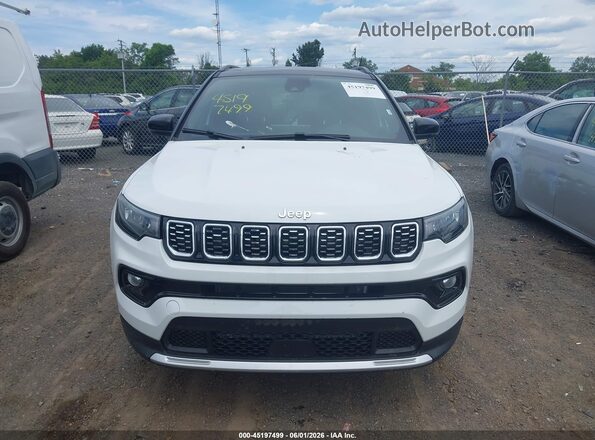 3C4NJDCN0TT244644 2026 JEEP COMPASS White Вид щитка приладів