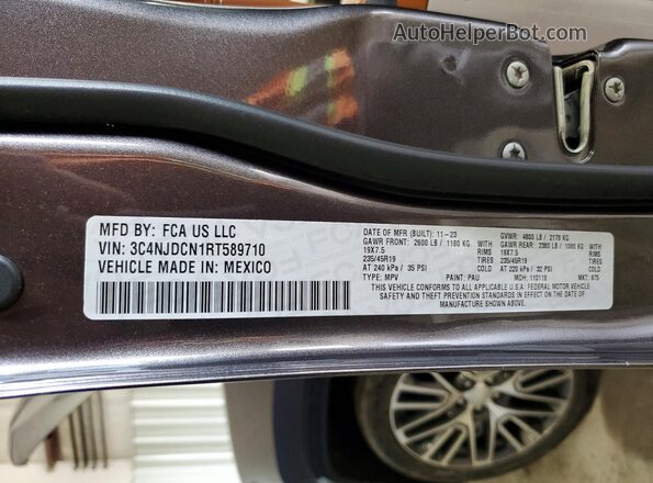 3C4NJDCN1RT589710 2024 JEEP COMPASS Серый 