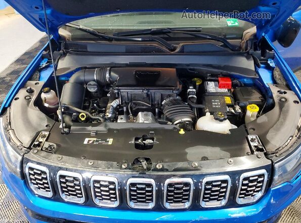 3C4NJDCN1ST510641 2025 JEEP COMPASS Blue ძრავის განყოფილების ხედი