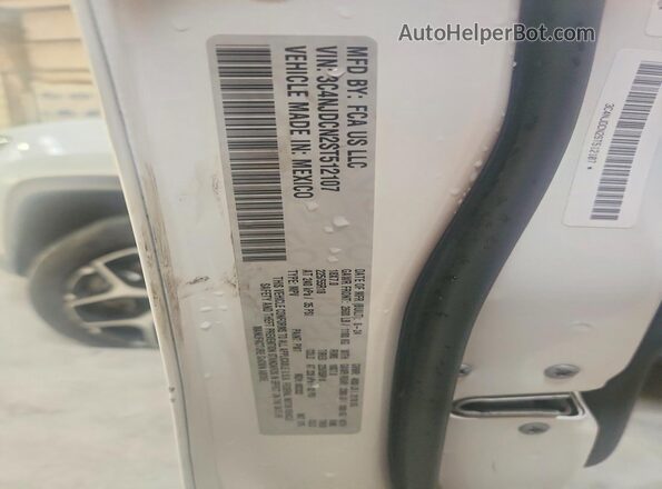 3C4NJDCN2ST512107 2025 JEEP COMPASS White Панорамний вид салону 360°