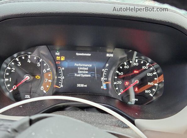 3C4NJDCN2ST514892 2025 JEEP COMPASS White Instrument cluster view