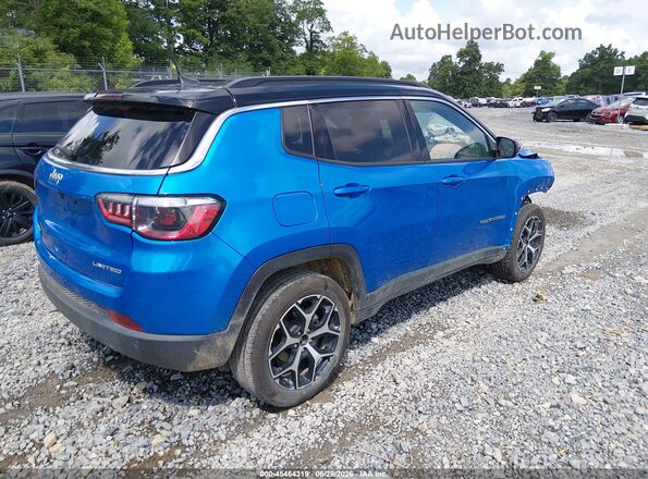 3C4NJDCN2ST521387 2025 JEEP COMPASS Blue Задня права чверть