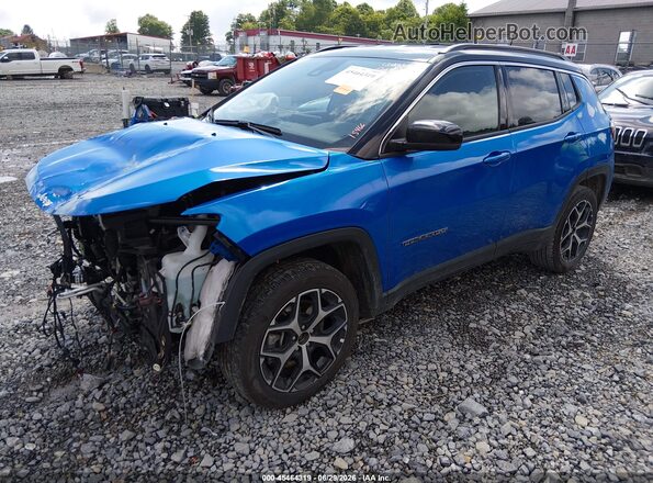 3C4NJDCN2ST521387 2025 JEEP COMPASS Blue Передня ліва чверть