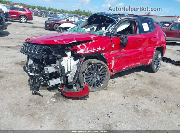 3C4NJDCN3RT600271 2024 JEEP COMPASS Red Առջևի ձախ երեք քառորդ տեսարան