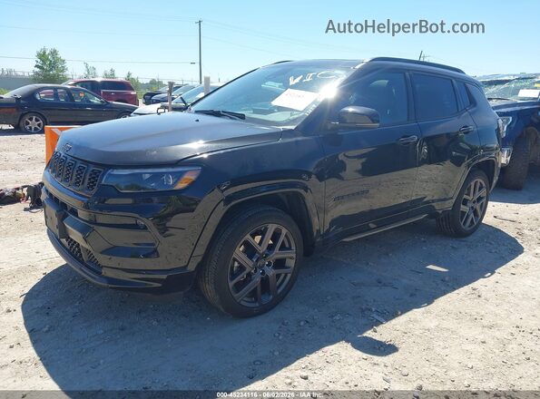 3C4NJDCN3ST537730 2025 JEEP COMPASS Black Vista tres cuartos delantera izquierda