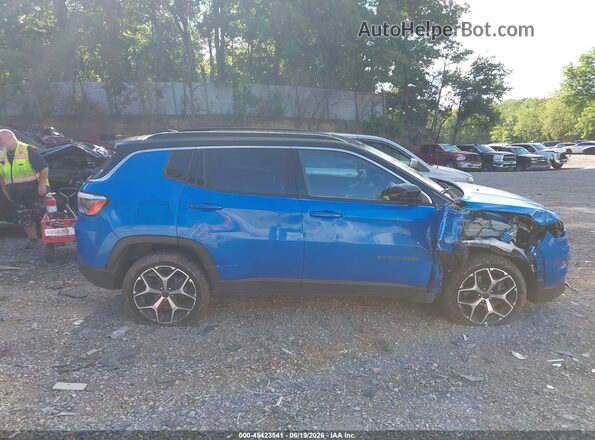 3C4NJDCN3ST542720 2025 JEEP COMPASS Blue Вид задньої частини салону