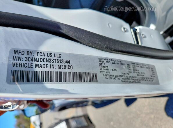 3C4NJDCN3ST613544 2025 JEEP COMPASS Белый 