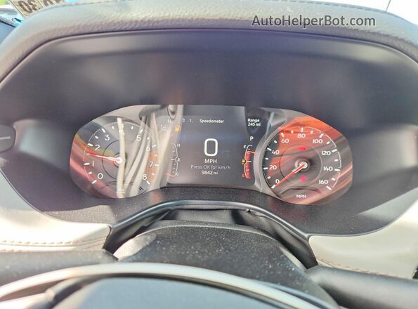 3C4NJDCN3TT178204 2026 JEEP COMPASS Blue Instrument cluster view