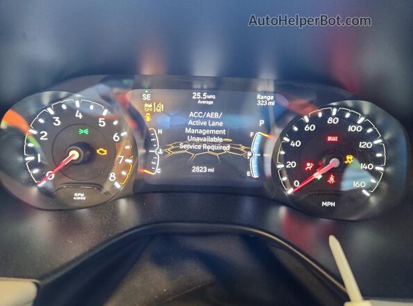 3C4NJDCN3TT234707 2026 JEEP COMPASS Белый Вид щитка приборов