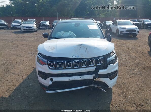 3C4NJDCN5ST531668 2025 JEEP COMPASS White ხელსაწყოთა პანელის ხედი