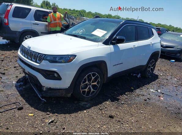 3C4NJDCN5ST623802 2025 JEEP COMPASS White Передня ліва чверть