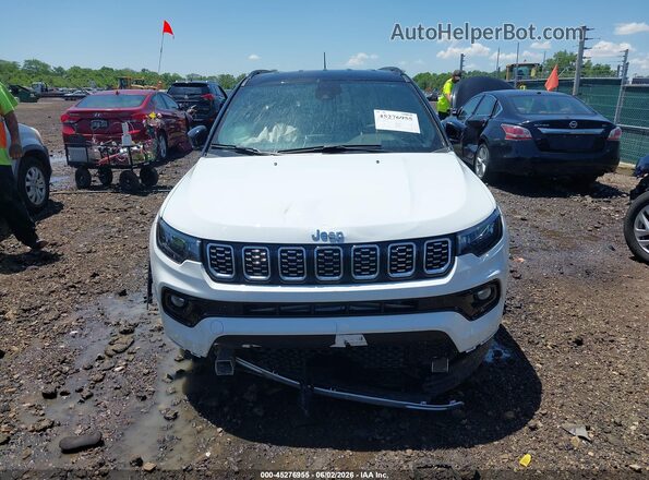 3C4NJDCN5ST623802 2025 JEEP COMPASS White Вид щитка приладів