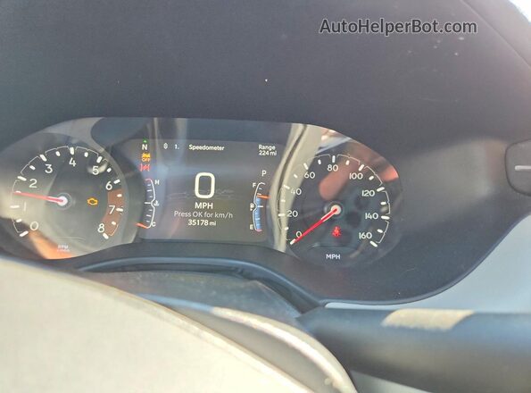 3C4NJDCN6ST525393 2025 JEEP COMPASS Silver Widok zestawu wskaźników