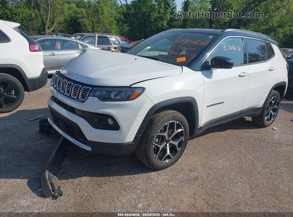3C4NJDCN6ST587635 2025 JEEP COMPASS White Vista tres cuartos delantera izquierda