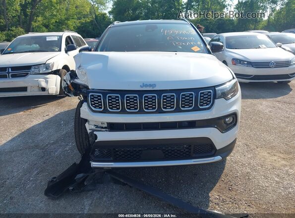 3C4NJDCN6ST587635 2025 JEEP COMPASS White Vista del cuadro de instrumentos